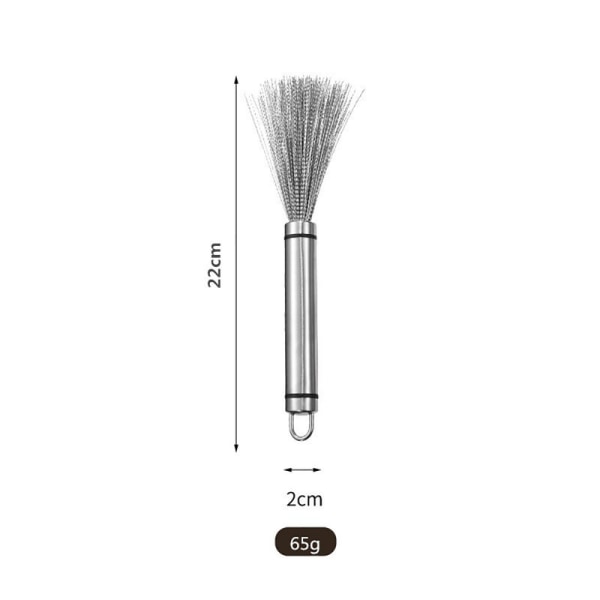 Effective cleaning with a pot brush in stainless steel 304 - a practical kitchen tool