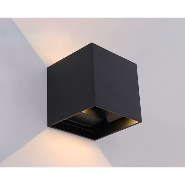 LED væglamper moderne dæmpbare kontroller - varmt lys - sort