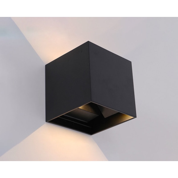 LED-vegglamper Moderne dimbar kontroll-hvit lys-svart