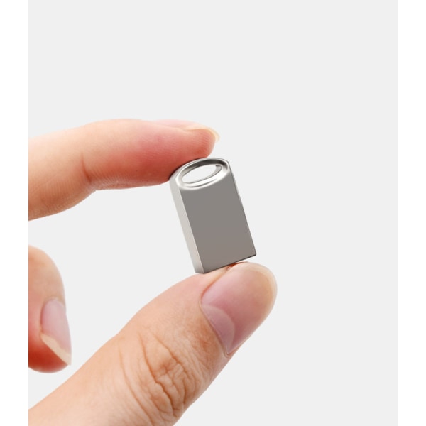 USB-pinne Bærbar Memory Stick Metal Memory Stick 128GB 2-pakning