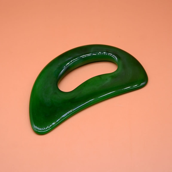 Gua Sha -hierontaväline imusolmukkehierontaan - vihreä