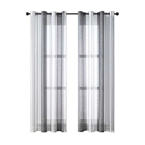 Gardiner 2-pack perforerade chiffonggardiner 140cm*175cm