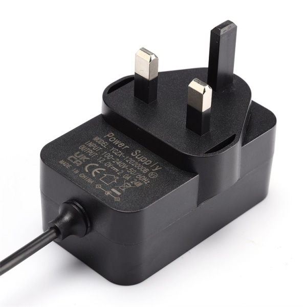 12V2A strømadapter til husholdningsapparater - Sort