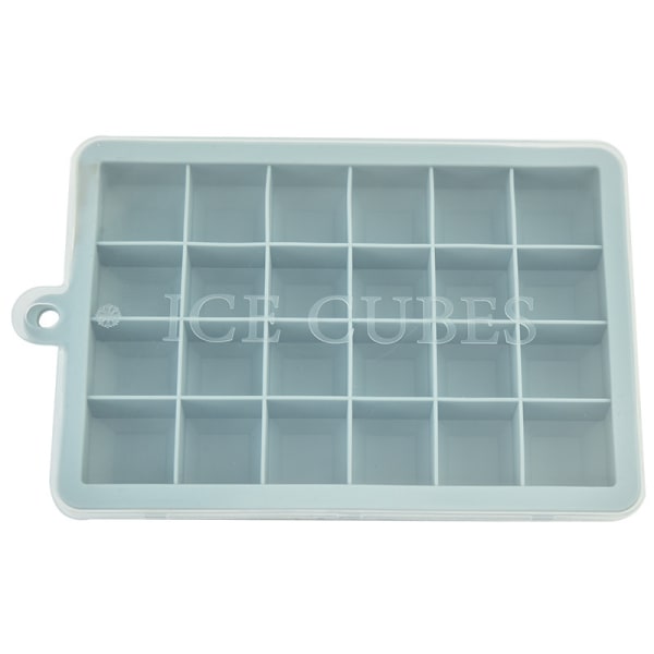 Silikon isbitform 24 fack med lokk Creative Ice Cube Mould