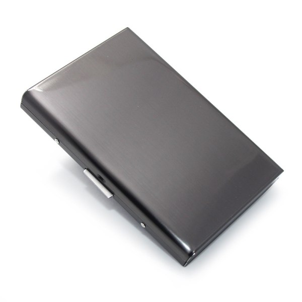 Stainless Card holder with compartment Protects wallet metal