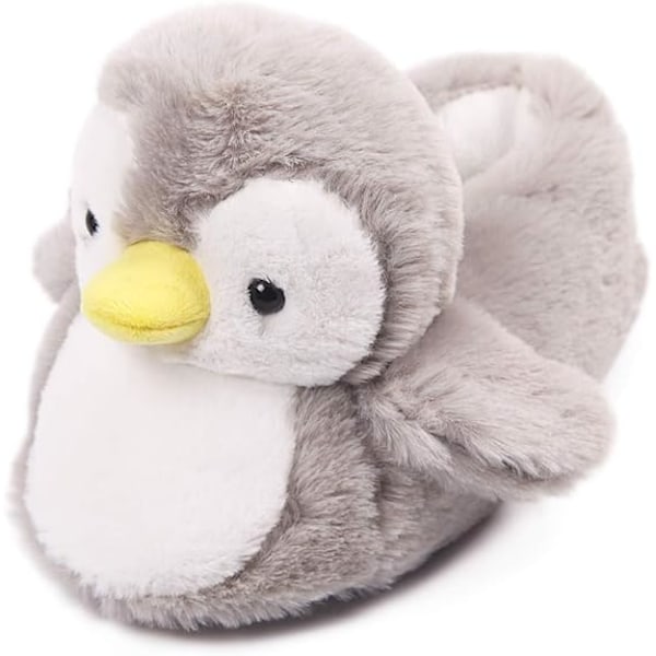 Söpöt pingviinieläintossut naisille, uutuus pehmeät pörröiset tossut S