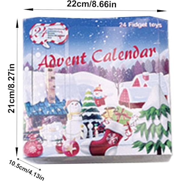 Dinosaur Adventskalender for Barn 2024, 24 Dagers Nedtelling Dino Kalender Leke, Adventskalender, Julegave