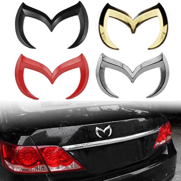 Silver Evil M Logo Emblem Merke Decal Mazda All Model Car Body