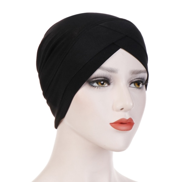 Hodeskjerf i vanlig wrap cap black