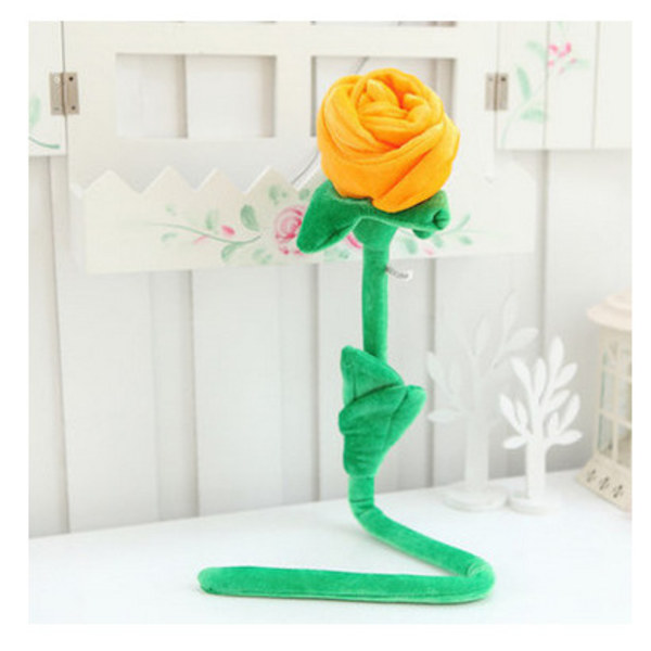 8 stj plush rosor leksak hållbar ros plysch bukett leksak 12 tum