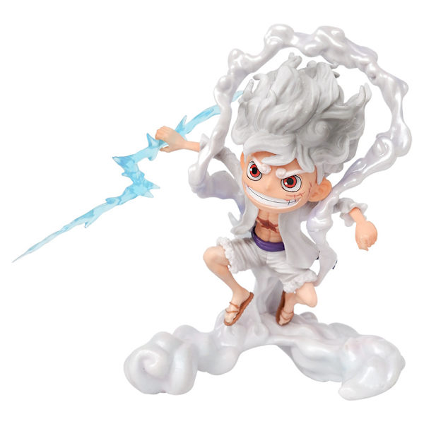 OnePiece Nica Luffy - Realistisk modellert, Fruit Awakening 5 Gear Luffy Figu