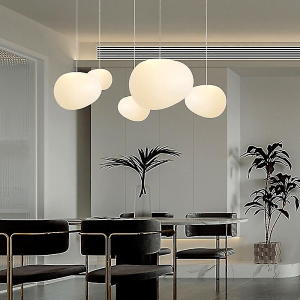 Pendellampe 1 Lys Globe Justerbar Køkkenlampe 23cm