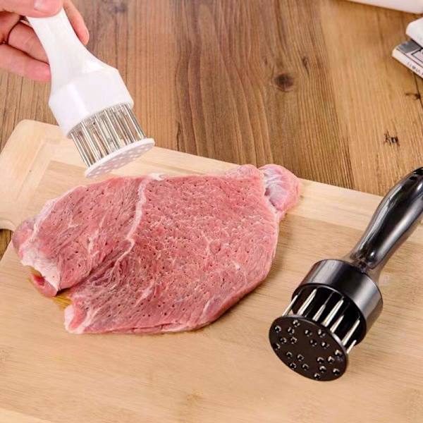 16-stifts köttmörare vit + svart