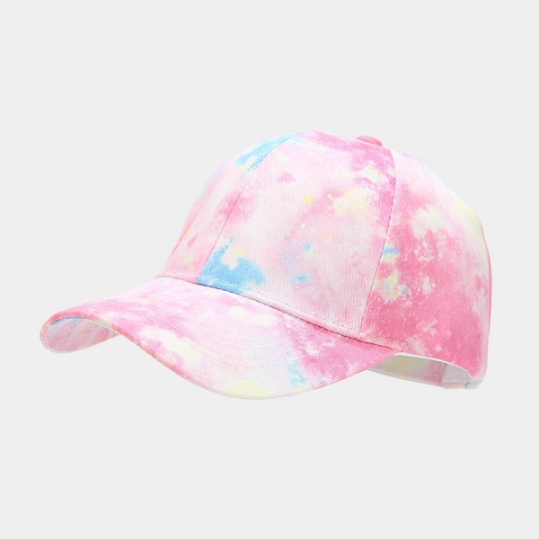Värikäs Tie-dye Baseball-lippis Kevät- ja Kesäaurinkohattu17#