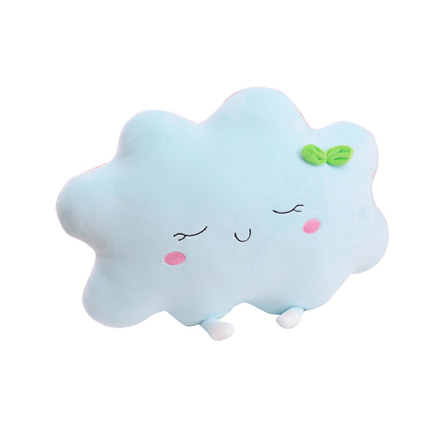 Sky Cloud Pude, Plys Sofa Pude, Pude, Bil Pude, Blå
