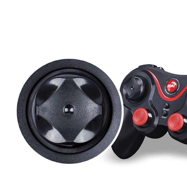 ACCEWIT X3 Trådlös Bluetooth 3.0 Android Gamepad Gaming Fjärrkontroll för Telefon PC Surfplatta TV Box - (Färg: Svart Röd)