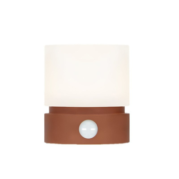 Natlampe med timer LED-sengelampe bordlampe White