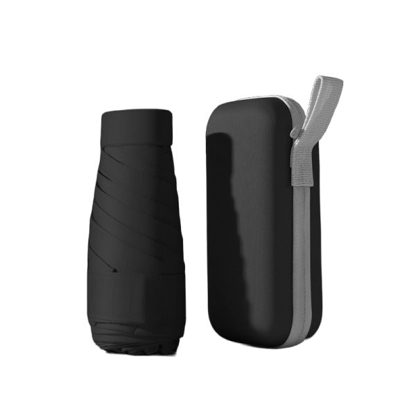 Sun Paraply Capsule Paraply - Solbeskyttelse og UV-beskyttelse black