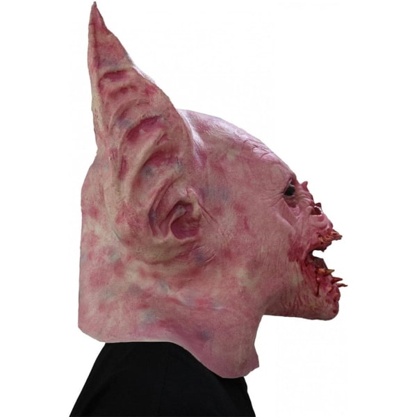 Halloween-masker latex kan riva op dobbeltskiktsmasker latex halloweenmasker til voksne 3D-skallehovedmaske E（21X33cm）