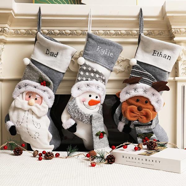 Julstrumpor Juldekoration 16\" Jultomte Snögubbe 1#