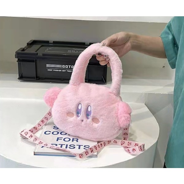 Mjuk liten axelväska för barn flickor Kirby axelväska