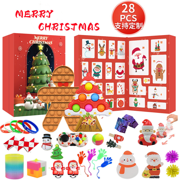 Fidget Pop the Advent calendar, Julleksaker