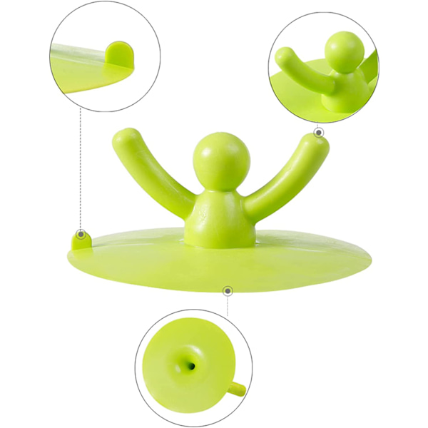 Universal silikonavloppspropp, badkarspropp (3 färger)