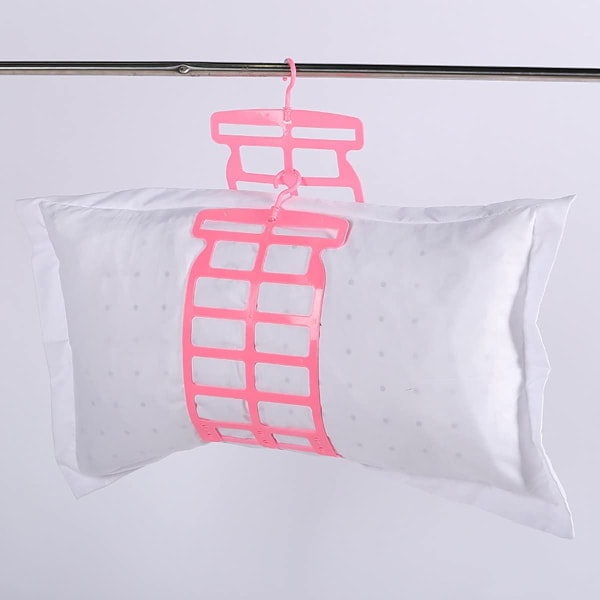 Adjustable Drying Rack 1Pack Pillow Drying Rack Pink