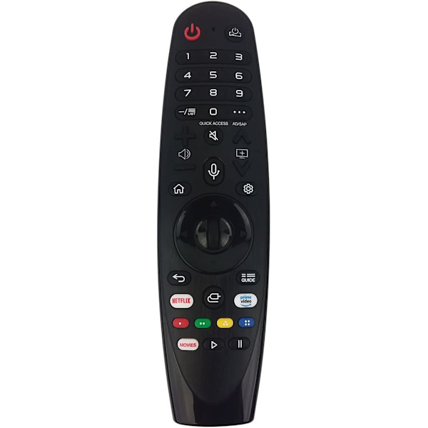 Fjärrkontroll Magic Remote AN-MR20GA, AKB75855501 för 2020 LG Smart TV med röststyrning, musfunktion, direkta knappar för Netflix