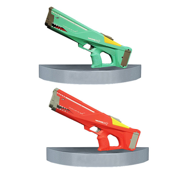 Elektrisk vattenpistol med stor kapacitet och lång räckvidd, högtrycksmodell, grön, en storlek gr green one size