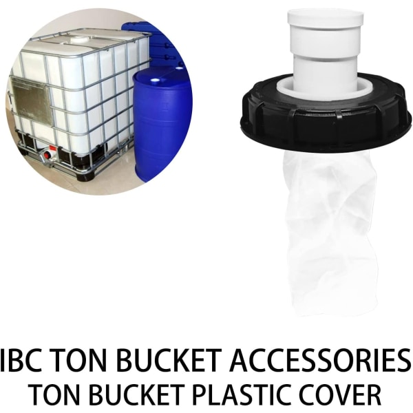 IBC-låsfilter, tv?ttbar nylon IBC-tanklås med lås, IBC-tankutlopp