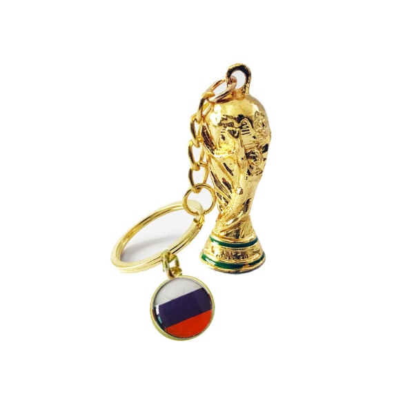 2 st VM-matchnyckelring-Fotbollsnyckelring -Ryssland