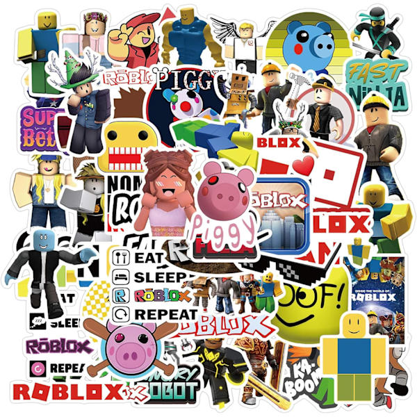 Roblox-videopelitarrat | 50 kpl vinyylitarraa Roblox