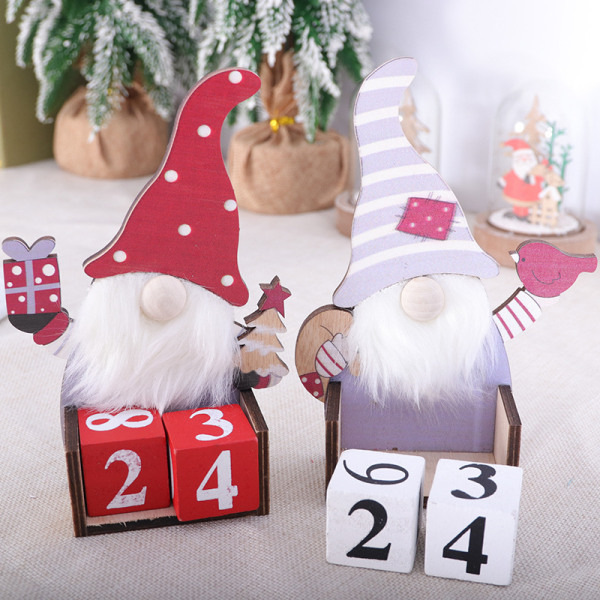 Julekalender for juletre - Nedtellingskalender i tre red