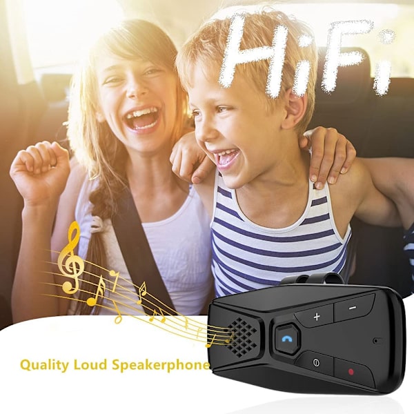 Bärbar Bluetooth 5.0 Handsfree Bilsats