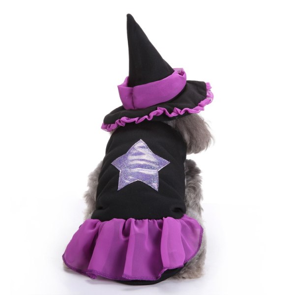 Hundkläder, Halloween-hSLUSdjurskläder, Klä upp till fest för hundar, TrollkarlskostSLYMer L
