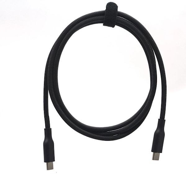 100W USB Type C til USB Type C Kabel Oppgradert Hurtigladekabel Telefonlader Kompatibel med Alle Systemer black 1 meter