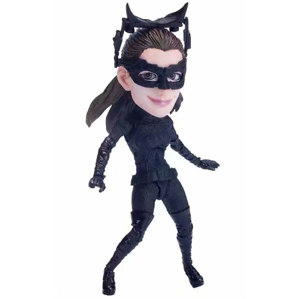 Dark Knight Batman Q version Catwoman modelklistermærke til samlere