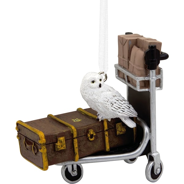 Harry Potter vogntog med Hedwig julepynt