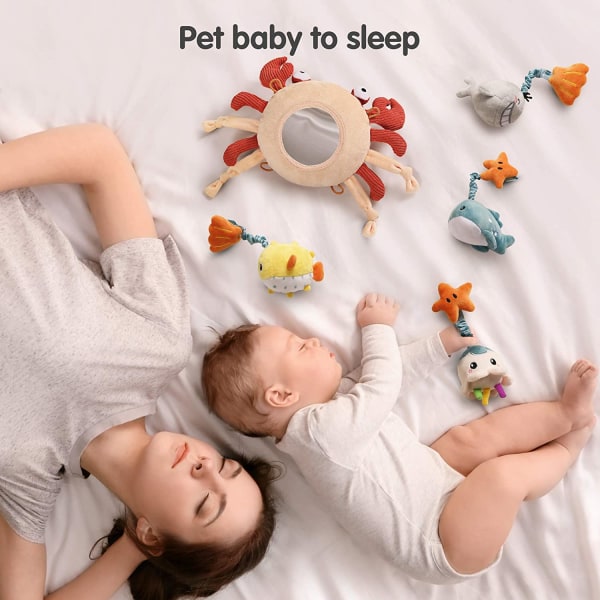 Activity Pehmoeläinrattaat Baby lelut, Pinnasängyn mobiili ripustuslelu