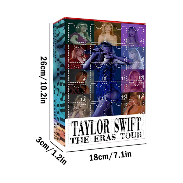 Taylor Swift Armband Julkalender Juldekoration Ask Present