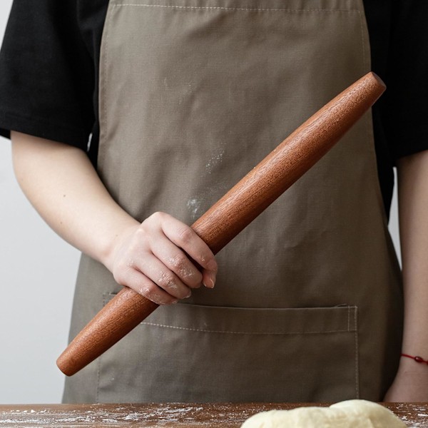 Rullepind i træ til bagning Non-stick fransk rullepind i træ [HONGDE]