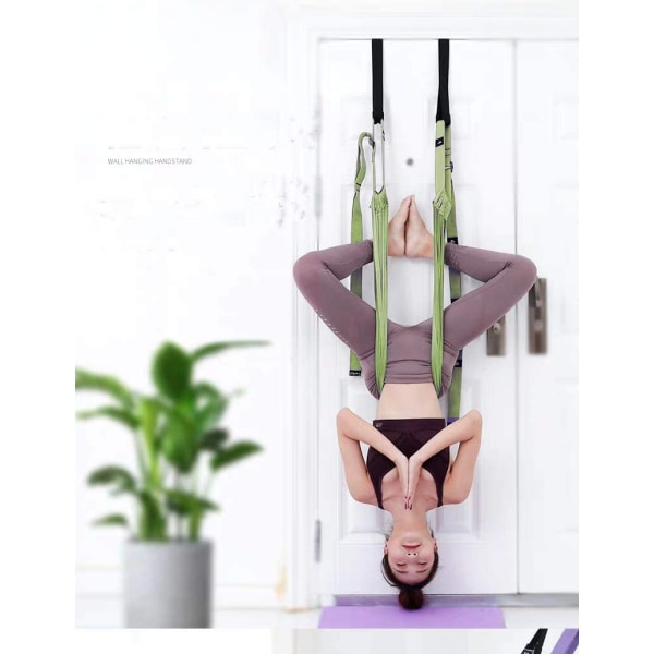Aerial Yoga Rope Stretch Bensplitterne praktiserer Elastisk Stretch