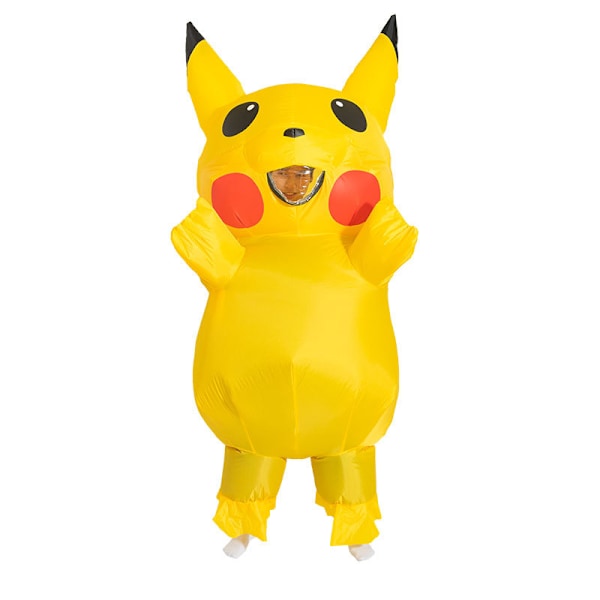 Halloween Kostume Voksen Pikachu Oppustelig Kostume Årligt Møde Sjov Sød Tøj