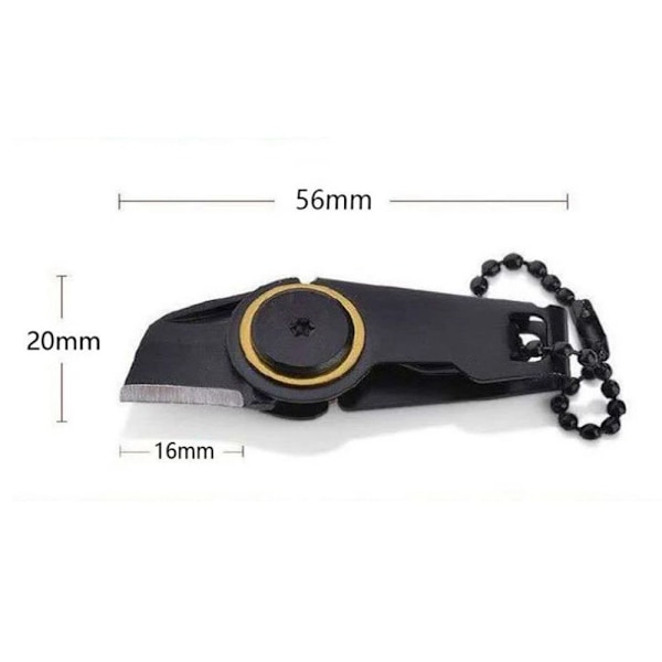 Ulkoilu Avaimenperä Mini Leikkuri EDC Taitettava - varastossa