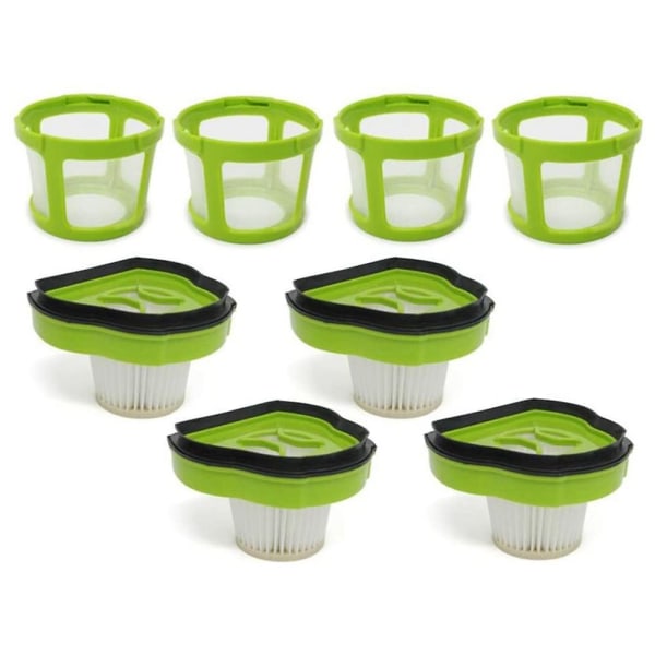 4-pack filter + 4 nätfilterramar