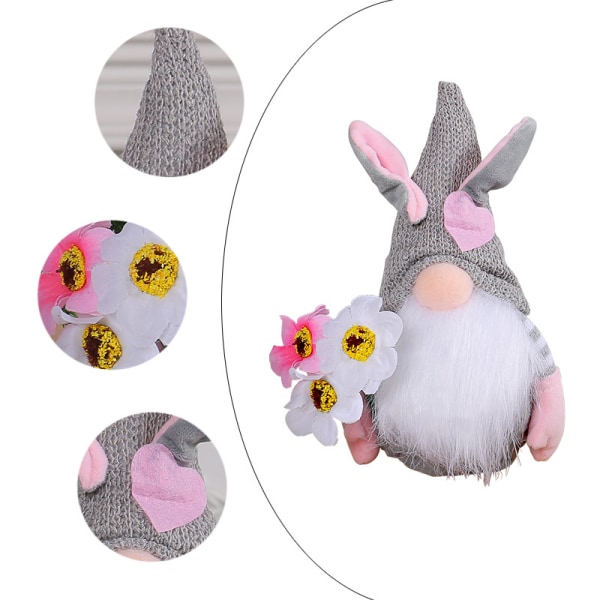 7 Easter Decoration Favours, Faceless Doll Doll Easter Bunny