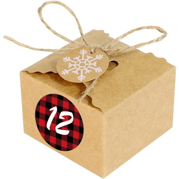 24Pack present för barn Tonåring Kraftpapperslådor 1#