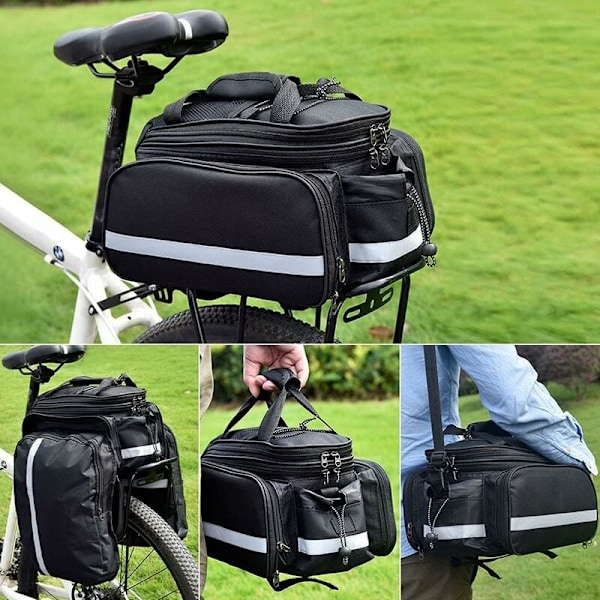 Cykeltaske Bagagebærer Cykel Bagagebærer Rivfast Taske Cykeltaske Multifunktionel Cykeltaske Bagagebærer Cykel Bag{HONGDE}