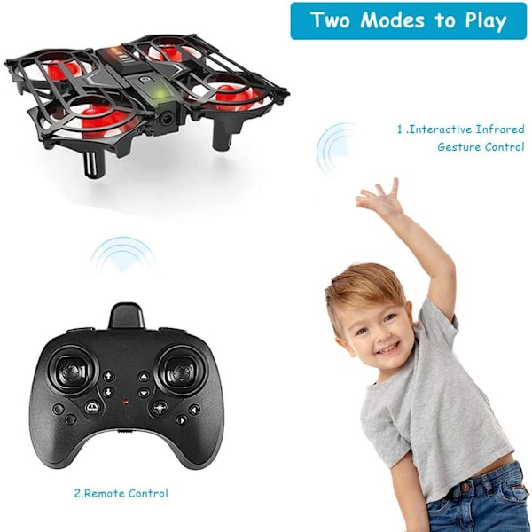 Bärbar rörelse bärbar quadcopter mini flygande drönare